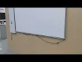 Smart white board with projector