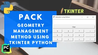 Tkinter Tutorial Pack Method Geometry In Tkinter Python GUI App Development using Python