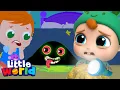Download Lagu Monsters In The Dark | Baby John Series | Little World Kids Songs \u0026 Nursery Rhymes