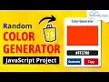JavaScript Project Random Color Generator in JavaScript JavaScript Tutorial