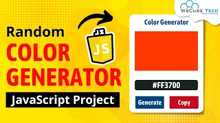 JavaScript Project Random Color Generator in JavaScript JavaScript Tutorial