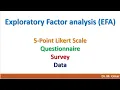 Exploratory Factor Analysis EFA