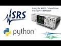 Using the SR860 Python Driver in a Jupyter Notebook