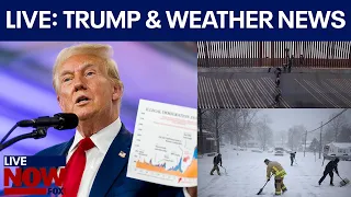LIVE NEWS: Storm updates, President Trump gives White House remarks to reporters, latest