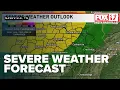 Middle Tennessee under severe weather threat overnight damaging winds heavy rain possible