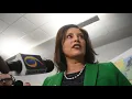 Governor Gretchen Whitmer answers question about Jackson Sheriff Steven Rand