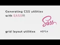 Generating utility classes with SCSS grid layout utilities