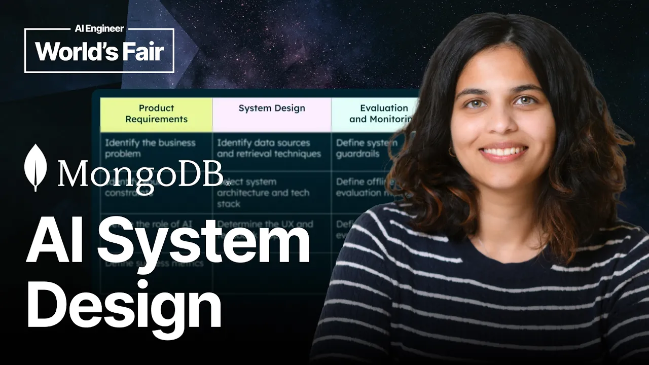 AI System Design: From Idea to Production - Apoorva Joshi, MongoDB: video thumbnail