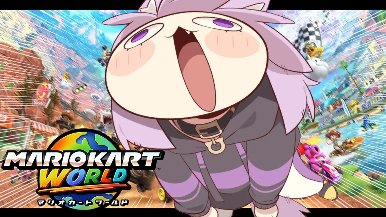 【 マリオカートワールド 】れっつごおおおおおおおおおおお【 猫又おかゆ/ホロライブ 】