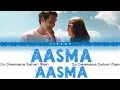 Aasma Aasma English Lyrics - Do Deewane Seher Mein  (Color Coded Lyrical Video in Hindi/Rom/English)