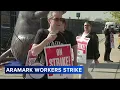 Aramark strike Workers at Wells Fargo Center to hit picket lines for one-day work stoppage