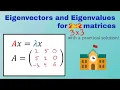 Eigenvalues and Eigenvectors Example 3x3