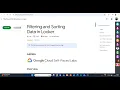 Filtering and Sorting Data in Looker Lab Solution Google Cloud Arcade 2025