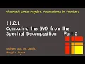 11 2 2 A strategy for computing the SVD Part 2