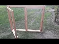 Making wooden window case and sash Ablaktok es szarny gyartasa fabol