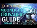 Elden Ring Dark Moon Greatsword Build Guide - How to Build a Moonlight Crusader Level 150 Guide
