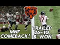 Best Chicago Bears Comebacks 2006-2024