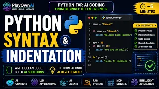 Python Syntax and Indentation for AI Engineers Write Clean Python Code for AI L7