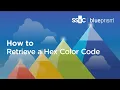 How to retrieve a Hex Color Code