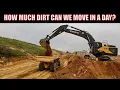 Download Lagu How Much Dirt Can We Move in One Day? | VOLVO 550 Excavator |