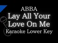 Lagu 【Karaoke Instrumental】Lay All Your Love On Me / ABBA【Lower Key】