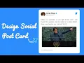 Imran khan Twitter Post Card - Design Social Media Clone Post with HTML and CSS in 30 second