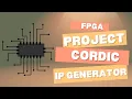 Using Quartus Prime IP Generator CORDIC Algorithm Sine Cosine Calculations in FPGA