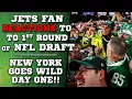 Jets Fan REACTIONS to NFL Draft