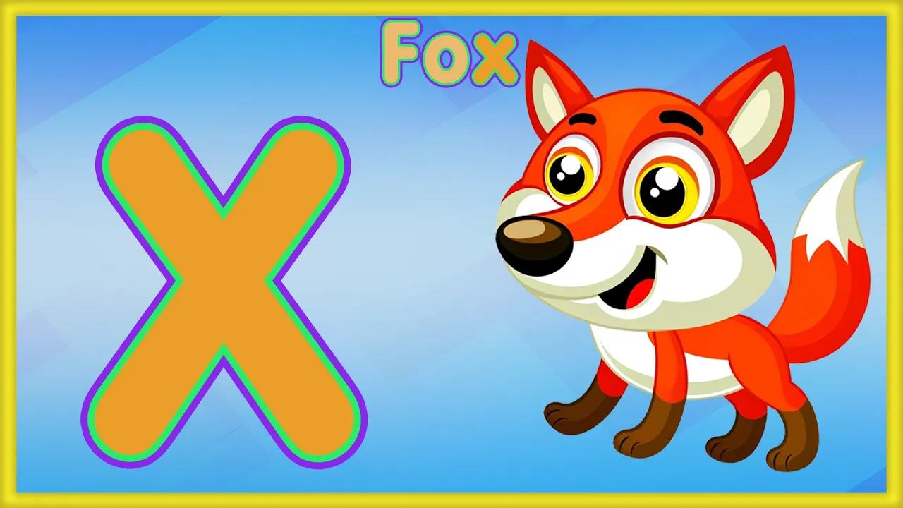 Letter X | Fox, Box, Six & Text - Learn the Letter X