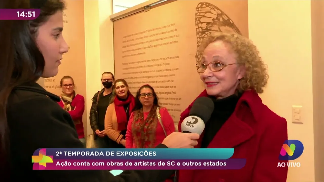 2ª temporada de exposições: ação conta com obras de artistas de SC e outros estados