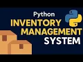 Mini Inventory Management System using python