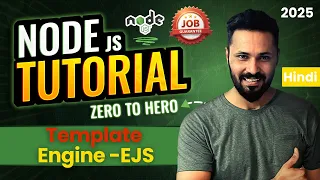 Node JS Tutorial in Hindi EJS Template engine in express JS