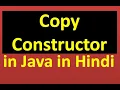Lecture 17 Copy constructor in Java in Hindi Copy Constructor examples