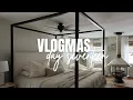 VLOGMAS DAY SEVENTEEN Pottery Barn Atwell Canopy bed unboxing