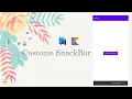 Custom SnackBar android