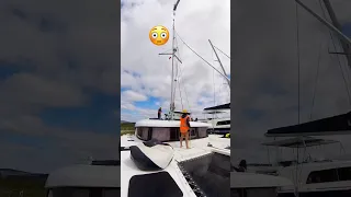 We Took the Mast Off Our Catamaran! 😱 (Major Refit Progress)