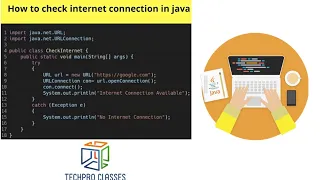 How to check internet connection in java code