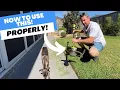 The ULTIMATE How to use a Line Trimmer Whipper Snipper Weed Eater