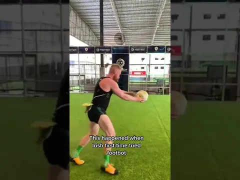 Download MP3 When An Irishman Plays Footbot For The First Time 😅🏐☘️ #Shorts #Football #GAA #Soccer #Pattaya