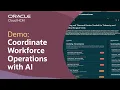 Workforce Operations Command Center Oracle Fusion Cloud HCM Demo