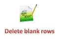 Delete all blank rows Notepad