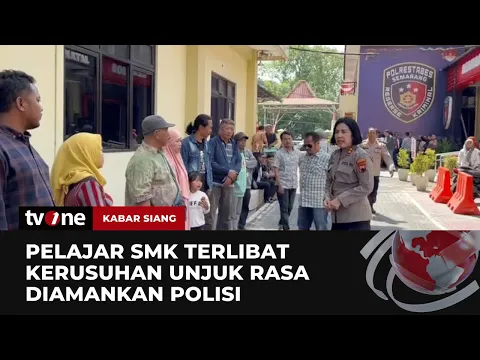 Puluhan Pengunjuk Rasa di Semarang Diamankan Polisi