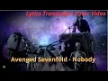 Download Lagu Avenged Sevenfold - Nobody (Lyrics Translation Cover Video) || Top Tune Sing-Alongs Cover \u0026 Lyrics