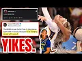 Sydney Colson CELEBRATES CLOTHESLINE on Sophie Cunningham Florida AG WARNS WNBA Dijonai Carrington