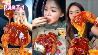richeese chicken 1 spicy whole chicken tiktok mukbang compilation
