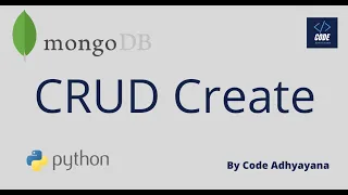 CRUD Create MongoDB Python