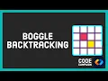 Boggle Backtracking Data Structures and Algorithms Recursion Backtracking