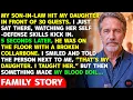 My Son-In-Law Hit My Daughter in Front of 30 Guests He Never Expected What Happened Next