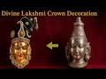 Download Lagu DIY Crown for Varamahalakshmi Face Decoration | Simple \u0026 Beautiful | Andal crown
