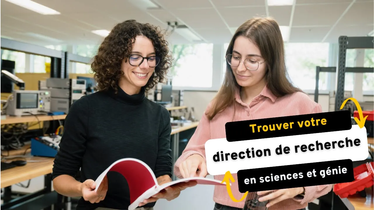 Webconférence | Trouver votre direction de recherche en sciences et génie